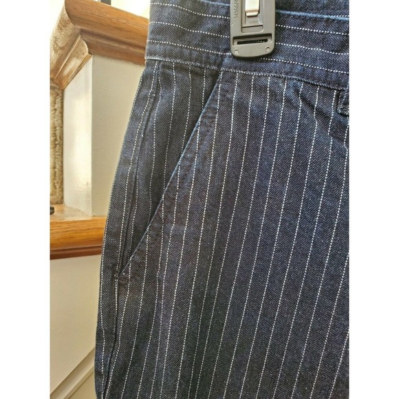 Chaps Women's Blue Lined Denim Cotton Mid Rise Straight Leg Casual Jeans Pant 10 - Picture 3 of 11